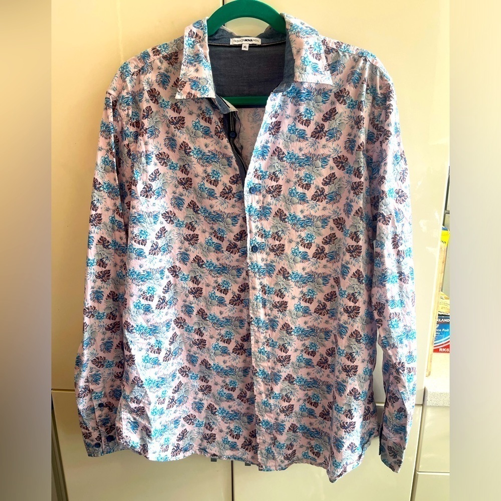 Mens shirts Sz xl button up FASHION NOVA MEN Long Sleeve